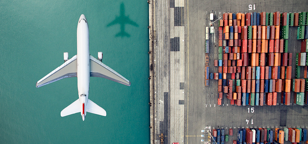 Ship at a port